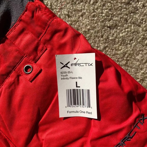 NEW Youth Infinity Fleece Bib Overalls, L - Picture 4 of 11